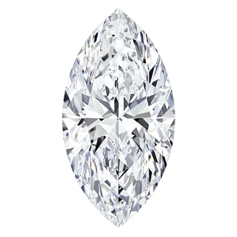 Loose marquise lab diamond