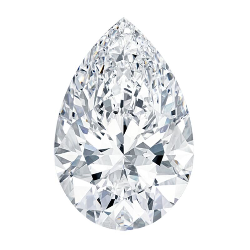 Loose pear lab diamond